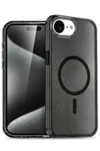 Apple iPhone 16E Star Magsafe Kapak - Siyah thumbnail 4
