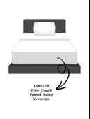 Tek Kişilik Çizgili Pamuk Saten Nevresim | 160x230 | Mix & Match | Otel Serisi thumbnail 2