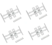 4 Adet Bebek Çocuk Koruma Kilidi - Dolap Çekmece Kilidi Sürgülü Kilit - 1