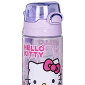 Hello Kitty Matara 500 ml Lila Renk 1 Adet Lisanslı Suluk Okul Matarası Öğrenci Suluğu - 3
