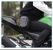 Lederax Motosiklet Bisiklet Scooter Bacak Çantası Bel Çantası LD617 - 3