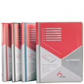 ÖNDER PP ÖN CEPLİ 40 POŞETLİ SUNUM DOSYASI KIRMIZI thumbnail 1