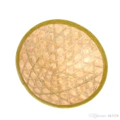 Naturel Renk Cambodia Kamboçyalı Vietnam Şapkası PVC Hasır thumbnail 5