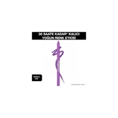 Tattoo Liner Mor Jel Göz Kalemi 36 Saat Kalıcı 801 thumbnail 1