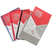 ÖNDER PP ÖN CEPLİ 40 POŞETLİ SUNUM DOSYASI KIRMIZI thumbnail 2