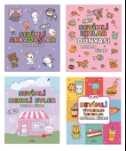 Yeti Sevimli Boyama Kitabı Seti (4 Kitap) - 1