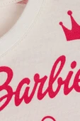 Barbie Desenli %100 Pamuk Kız Çocuk Pijama Takımı thumbnail 9