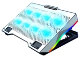 pilelistore ZR S608 Rgb 8 Fan Metalik Laptop Suğutucu - 1