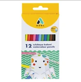 ADEL 12 Lİ KARTON SULU BOYA KALEMİ TAM BOY thumbnail 2