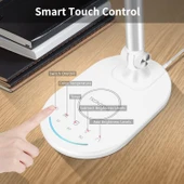 Lüx LED Çalışma Masa Lambas Göz Yormayan 10 Farklı Kademe Ayarı Usb Çıkış Özellikli Gece Lambası - 3