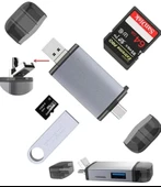 pilelistore ZR428 T993A Type-C 3 İn 1 Card Reader - 1