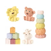 15 Parça Duyusal Oyuncak Banyo Oyuncağı Yumuşak Renkli Parçalar 6AY+ thumbnail 1