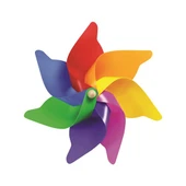 Rüzgar Gülü 25 Cm Çap 7 Kanatlı Bahçe Gurubu thumbnail 2