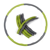 Egzersiz Çemberi Lüks Model 1.2 KG Ağırlıklı 100 cm Bel Bölgesi Spor Aleti Yeşil - 2