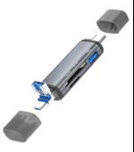 pilelistore ZR286 Ads307 3 In 1 Type-C Card Reader - 1