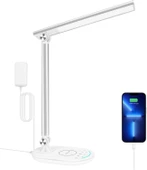 Lüx LED Çalışma Masa Lambas Göz Yormayan 10 Farklı Kademe Ayarı Usb Çıkış Özellikli Gece Lambası - 1