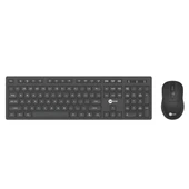 Lenovo Lecoo KW203 Kablosuz Türkçe Q Klavye & Mouse Set Siyah thumbnail 1