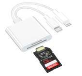 pilelistore ZR636 Type-C Lightning Camera Storage Card Reader - 1