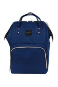 pilelistore Çok Amaçlı Anne Bebek Bakım Sırt Çantası Klasik Mavi - 1