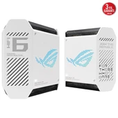 <![CDATA[ASUS ROG RAPTURE  GT6(W-2-PK) AX10000 ROUTER BEYAZ]]> - 4