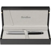 Scrikss 35C Roller Kalem Siyah Krom thumbnail 2