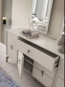 Ay Işığı Çekmeceli Dolaplı Aynasız Büfe Konsol 180x47x82cm thumbnail 2