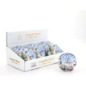 pilelistore Taşlı İstanbul Tasarımı El Aynası Kalın thumbnail 2