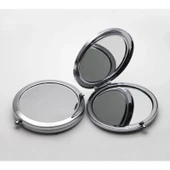 pilelistore Metal Gri Cep Aynası 12 Adet - 1