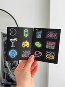 Glow Party Sheet 2li Sayfa Sticker - 1