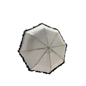 TK-3665 Katlanır Otomatik Şemsiye 8 Telli Desenli Fırfırlı thumbnail 2