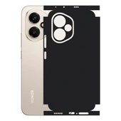 Honor 400 ile Uyumlu 360 Arka Kaplama   Mat Siyah - 1