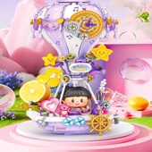 LZ4111 NessiWorld  MOR HAVA BALONU  BLOCK OYUNCAK 666 PARÇA thumbnail 1