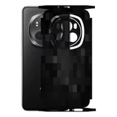 Honor Magic 6 Pro ile Uyumlu 360 Arka Kaplama   Pixel Desenli Siyah - 1