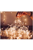 Dekoratif Özel Günlere Süsleme Fişli Şeffaf Kablolu Günışığı Peri Led Animasyonlu 100 Ledli 10 Metre - 2
