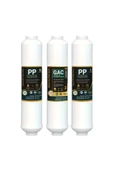 Water Global RO Ön Filtre 3’lü Set | PPS + GAC + PPS Filtre Seti thumbnail 2
