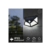 pilelistore Solar Hareket Sensörlü Duvar Lambası 100 Led - 2