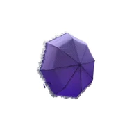 TK-3665 Katlanır Otomatik Şemsiye 8 Telli Desenli Fırfırlı thumbnail 1