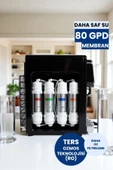 Arıtmalı Tezgah Üstü Su Sebili 80 GPD RO - Sıcak, Ilık ve Soğuk-Siyah (Üreticiden) thumbnail 4