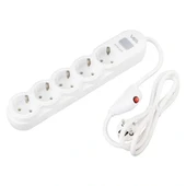 Vea Va-21569 5'li Anahtarlı 1.5 Metre Akım Korumalı Priz Beyaz - 3