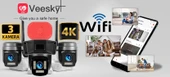 VeeSky+ S308 3 Kameralı 6MP 4K UltraHD Wifi Kamera Siren Gece Görüş thumbnail 12