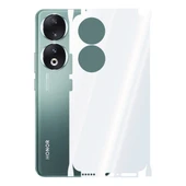 Honor 90 ile Uyumlu 360 Arka Kaplama   Şeffaf - 1
