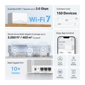 <![CDATA[MERCUSYS HALO H25BE-2pack BE3600 WIFI7 MESH ROUTER 2-li paket]]> - 3