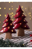 The Mia Dekoratif Led Işıklı Yılbaşı Ağacı 13x6x20 cm SUS0160 thumbnail 2