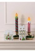 The Mia Dekoratif Led Işıklı Yılbaşı Mumu 18x17x45 cm  SUS0222 thumbnail 7