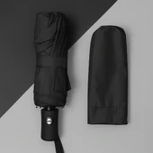 Periboia Siyah Kılıflı Otomatik Kompakt Şemsiye - 5