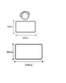 %100 Pamuk | Velune Banyo Havlusu 2'li Set | Kırık Beyaz | 80x160 | Otel Serisi thumbnail 7