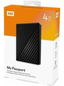 Wd 4Tb My Passport WDBPKJ0040BBK-WESN 2.5" USB 3.2 Siyah Harici Harddisk thumbnail 4