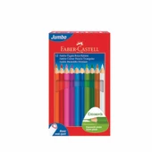 Faber Castell Jumbo Boya Kalemi 12’li Beyaz 116616 thumbnail 1