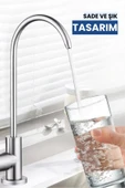 İthal Lüks Su Arıtma Musluğu | Paslanmaz Gövde • Kolay Montaj • Tüm Sistemlerle Uyumlu (Üreticiden) thumbnail 1
