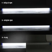 Powermaster T570 70cm 100w Çubuk Portatif Led Işıldak Şarjlı Tüp Lamba 1800mah thumbnail 2